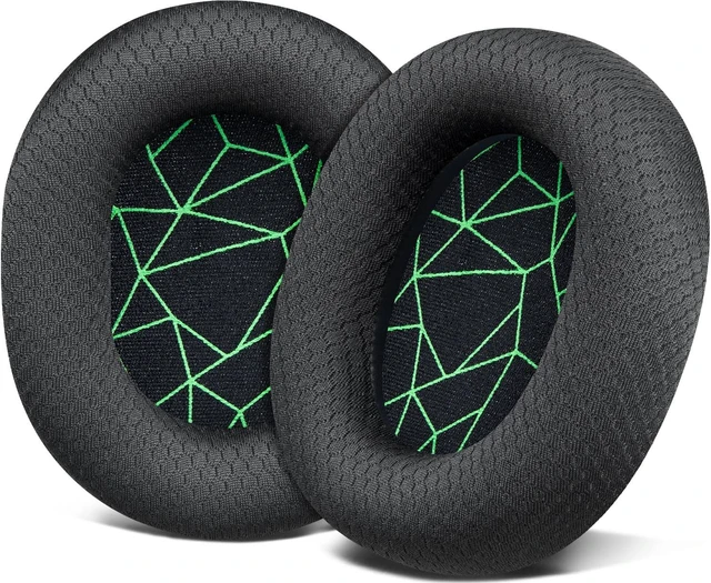 Main image of Earpads for SteelSeries Arctis 7/9/5/3/1 (Not Fit Nova) - B&Green Also for Arctis 7/7+/7P/7X, Arctis Pro, Arctis 9/9X, Arctis 5/3/1, Arctis Prime - Ear Pads Cushions Replacement
