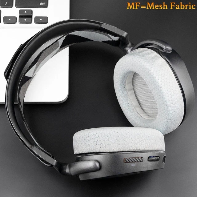 Alt view image 3 of 7 - Earpads for SteelSeries Arctis 7/9/5/3/1 (Not Fit Nova) - White Also for Arctis 7/7+/7P/7X, Arctis Pro, Arctis 9/9X, Arctis 5/3/1, Arctis Prime - Ear Pads Cushions Replacement