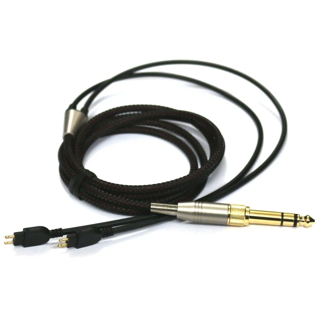 Alt view image 5 of 6 - Replacement Audio Upgrade Cable Compatible with Sennheiser HD650, HD600, HD580, HD58X, HD660S, HD660S2, Massdrop HD6XX Headphones 1.5meters/4.9feet