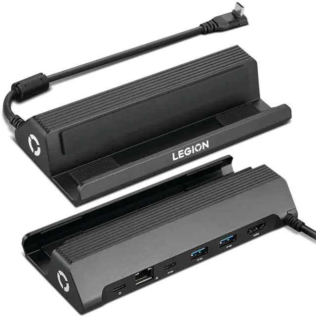 Main image of Legion Go USB-C Hub Dock for Legion Go 6-in-1 Dock, Port Expansion, Charging, Video, Ethernet Support