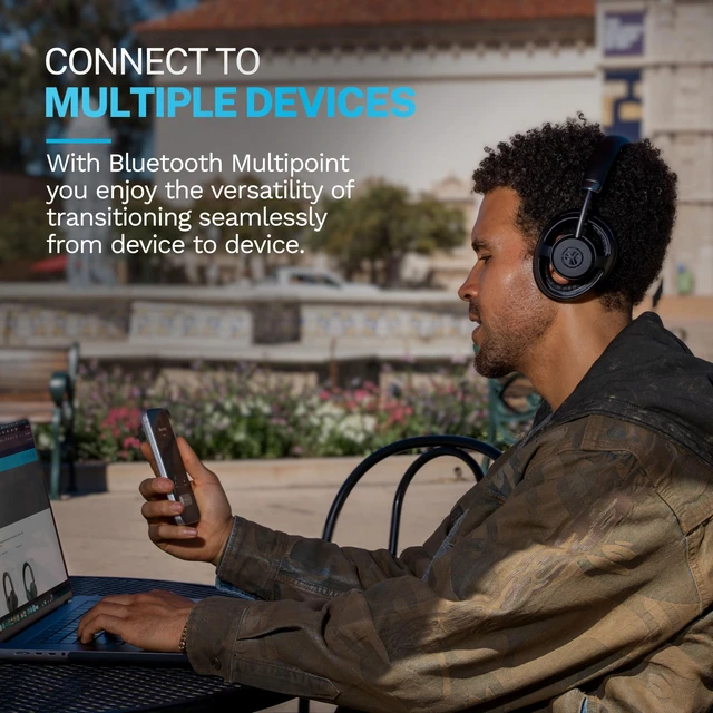 Alt view image 7 of 7 - JBuds Open Wireless Headphones Open-Ear, Comfortable All-Day Fit, 24+ Hour Playtime, Immersive Sound, Bluetooth Headphones with App Control, Black