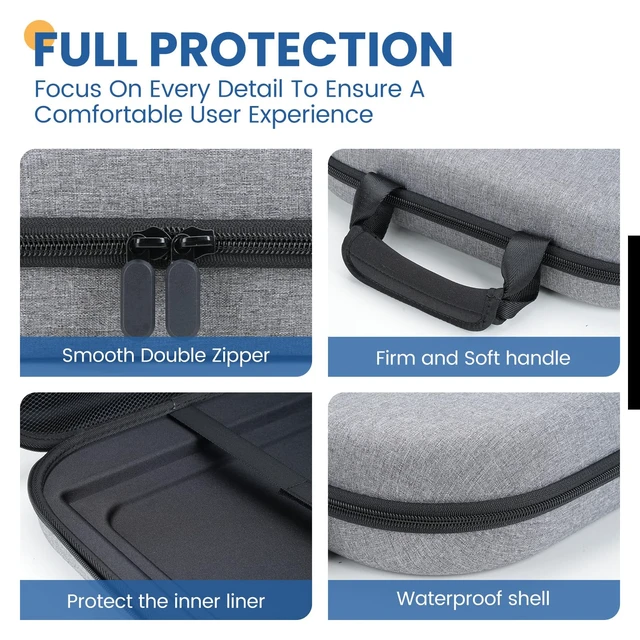 Alt view image 5 of 7 - Starlink Mini Carry Case - Protective Waterproof Storage Bag Pouch for SpaceX Starlink Mini Dish, Travel-Friendly Design with Handle, Perfect for RV, Van, Camping & Outdoor Use