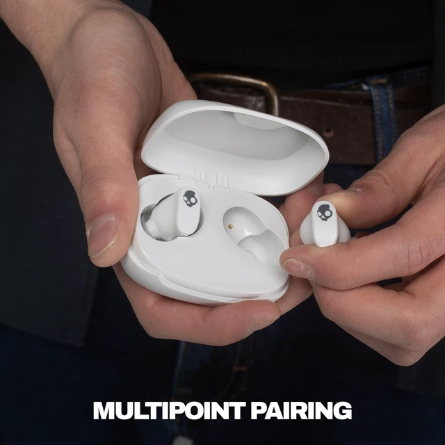 Alt view image 5 of 7 - Smokin Buds 360 Wireless Noise Isolating Earbuds - Bone In-Ear Fit, Bluetooth, 20 Hours Battery, IPX4 Sweat and Water Resistant, Microphone for iPhone Android, Commuting, Studying