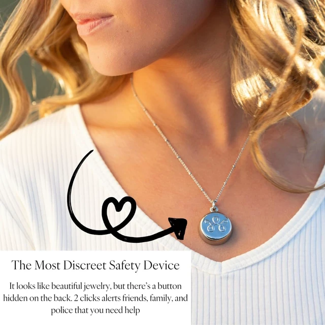 Alt view image 5 of 7 - Smart Jewelry - Personal Safety Device - Necklace