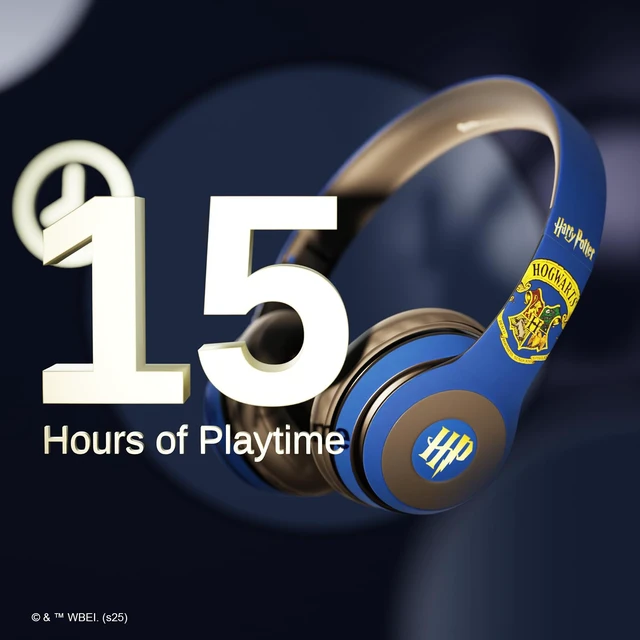 Alt view image 2 of 7 - Harry Potter Ravenclaw Bluetooth Headphones with Built in Mic Officially Licensed Wireless Headphones, Foldable Headset Harry Potter Gifts for Women, Men, Teens, Kids & All Fans of Ravenclaw