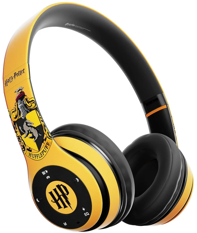 Main image of Harry Potter Hufflepuff Bluetooth Headphones with Built in Mic Officially Licensed Wireless Headphones, Foldable Headset Harry Potter Gifts for Women, Men, Teens, Kids & All Fans of Hufflepuff