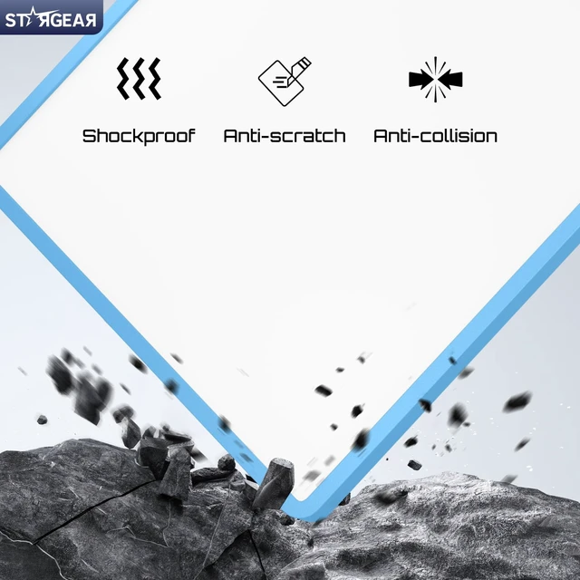 Alt view image 3 of 7 - for Starlink Mini Case, Mini Protective Cover Liquid Silicone Case Starlink Mini Satellite Dish Accessories, Portable Protective Cover Shell for Starlink with Black Sticker, Sky Blue