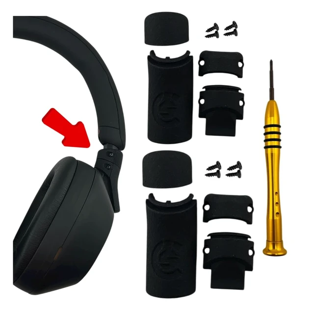 Alt view image 2 of 7 - CS Repair Kit for Sony WH-1000XM5 XM5 Headphones Broken Headband/Swivel Replacement Parts (Black)