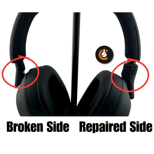 Alt view image 3 of 7 - CS Repair Kit for Sony WH-1000XM5 XM5 Headphones Broken Headband/Swivel Replacement Parts (Black)