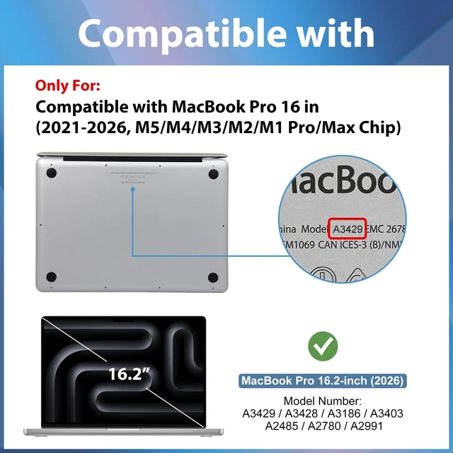 Alt view image 2 of 7 - 2 Pack Screen Protector for 16" MacBook Pro 2026-2021 9H HD Clear Tempered Glass Anti-Scratch Bubble-Free Film Guard Screen Protector for MacBook Pro 16 Inch 2026-2021 M5-M1