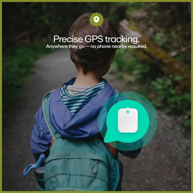 Alt view image 4 of 7 - Safe Family GPS Tracker - Kids & Seniors, 6-Month Plan Included Screen-free GPS tracker with accurate tracking, SOS alerts, Safe Zones & 30-day battery. Subscription + case included