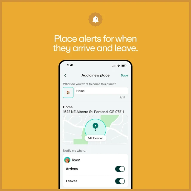 Alt view image 5 of 7 - Safe Family GPS Tracker - Kids & Seniors, 6-Month Plan Included Screen-free GPS tracker with accurate tracking, SOS alerts, Safe Zones & 30-day battery. Subscription + case included
