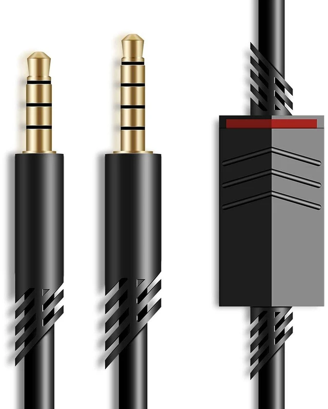 Main image of 2M Inline Mute(Slide) TPE Cord for Astro A40 Headsets Inline Mute Function(Slide Button)Audio Cable, 2 Meter Long, TPE, Compatible with Astro A40 Headsets
