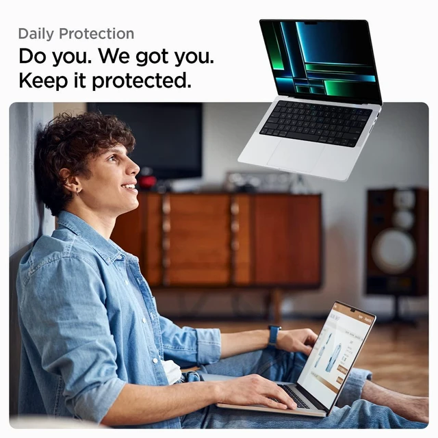 Alt view image 7 of 7 - GlasTR Slim Screen Protector for MacBook Pro 14" M1-M5 Series (2021-2026), 9H+ Tempered glass, Scratch resistance, Lab-tested 100% clarity, Precise cutout, Case-friendly, 1Pack