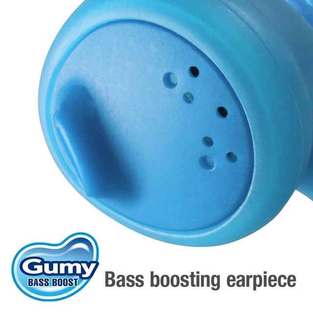 Alt view image 5 of 6 - Basic Gumy Earbuds Blue, Model Number: HA-F160-A, 3