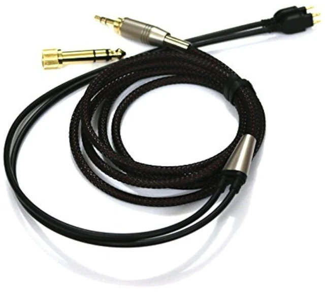 Main image of Replacement Audio Upgrade Cable Compatible with Sennheiser HD650, HD600, HD580, HD58X, HD660S, HD660S2, Massdrop HD6XX Headphones 1.5meters/4.9feet