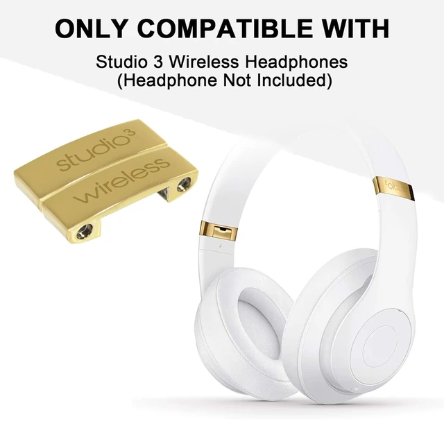 Alt view image 2 of 7 - Studio 3 Replacement Headband & Hinge Replacement for Beats Studio3 Headphone,Durable Parts Accessories Repair Kit Set(White