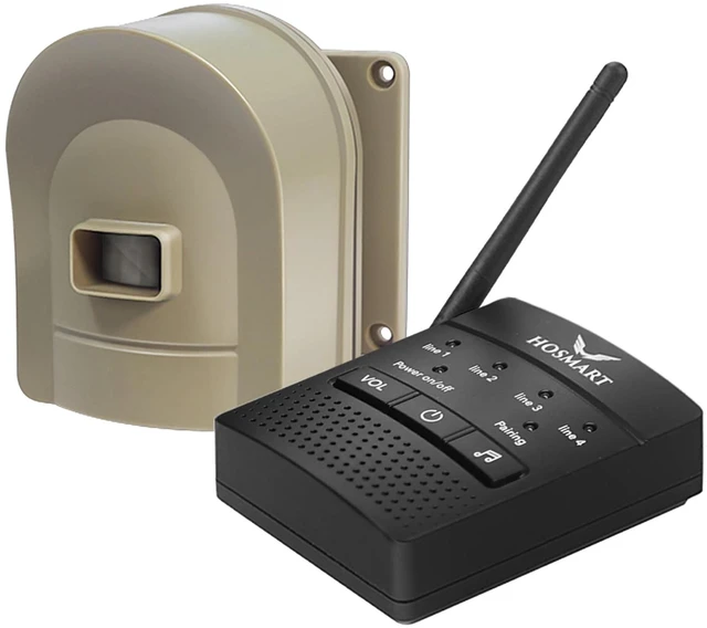 Main image of 1/2 Mile Driveway Alarm Wireless Motion Sensor System Driveway Sensor Alert System Weatherproof Security Outdoor Motion Sensor & Detector Protect Outdoor/Indoor Property