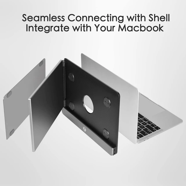 Alt view image 6 of 7 - 12'' Laptop Screen Extender for 13.6'' MacBook Air M2/M3/M4/M5 Dual Screen Extender Monitor USB-C/HDMI Plug-Play for Windows, Mac, PS5,Portable Monitor for Laptop