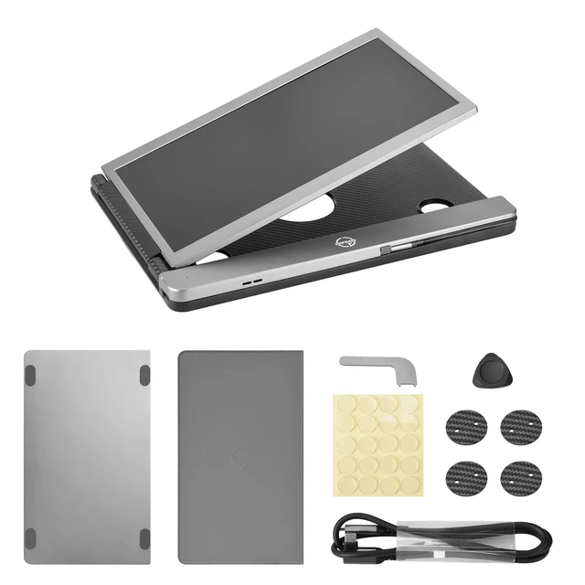 Alt view image 7 of 7 - 12'' Laptop Screen Extender for 13.6'' MacBook Air M2/M3/M4/M5 Dual Screen Extender Monitor USB-C/HDMI Plug-Play for Windows, Mac, PS5,Portable Monitor for Laptop