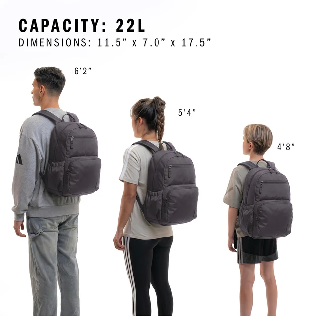 Alt view image 7 of 7 - Lineage School Backpack 22L Padded 16-In. Laptop Sleeve, Right-Sized For School, Padded All-Day Carry, School Gym & Travel Ready