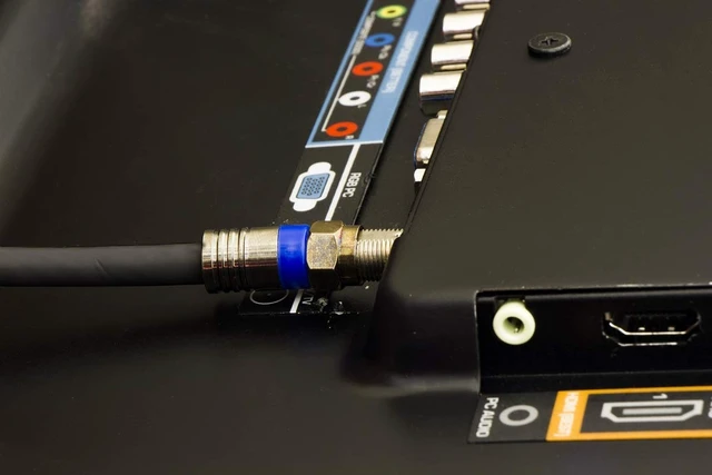 Alt view image 6 of 7 - RG6 Coaxial Cable, 50 ft. F-Type Connectors, Quad Shielded Coax Cable 3 GHz Digital, in-Wall Rated, Ideal for TV Antenna, DVR, VCR, Satellite, Cable Box, Home Theater, Black, 33532