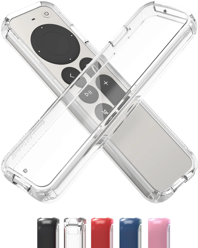 Main image of Air Rim Case for Apple TV Remotes Clear Designed in the USA Slim Remote Case With Ultimate Drop Protection (Not Bulky Like Other Cases)