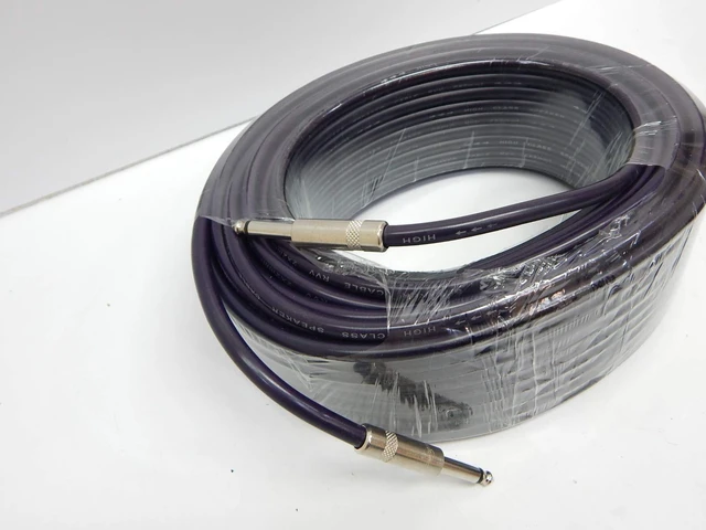 Alt view image 2 of 2 - Pro 100ft 12 Gauge 1/4" to 1/4" Male Audio Speaker Cable, Single
