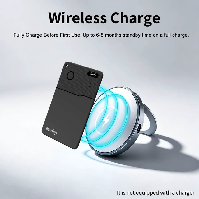 Alt view image 5 of 7 - 2026 Slim Wallet Tracker Card PRO, Only for Samsung SmartThing 0.07in Ultra-Thin Credit, Wireless Charge,Samsung certified, 7 Day Location History, Waterproof, for Wallet Luggage Passport