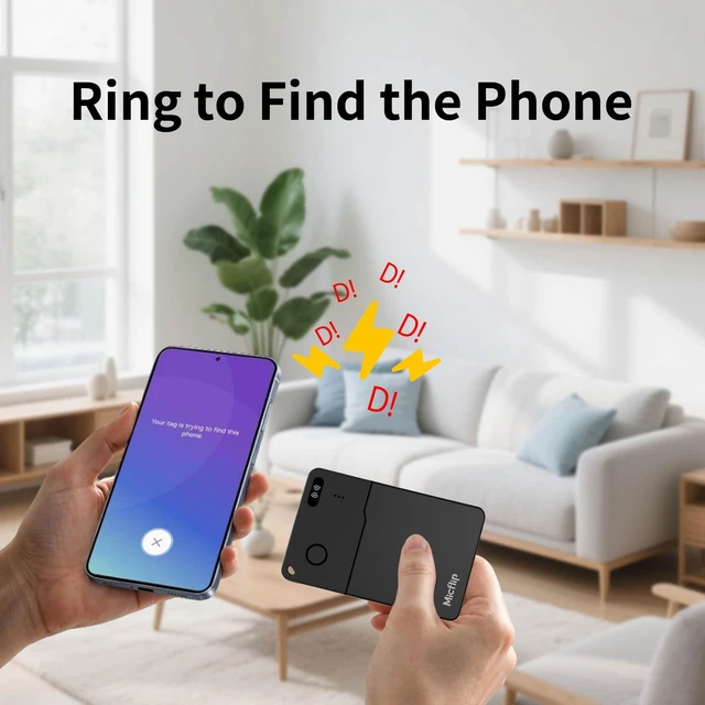 Alt view image 4 of 7 - 2026 Slim Wallet Tracker Card PRO, Only for Samsung SmartThing 0.07in Ultra-Thin Credit, Wireless Charge,Samsung certified, 7 Day Location History, Waterproof, for Wallet Luggage Passport