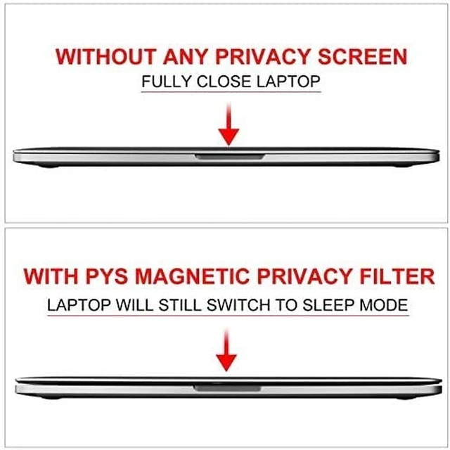 Alt view image 6 of 7 - Privacy Screen for Macbook Pro 14 Inch (2021-2025, M1, M2, M3,M4,M5), Magnetic Privacy Screen Protector for Mac 14.2" (A2779/A2442) Anti Fingerprint, Anti Blue Light, Removable, Easy Installation