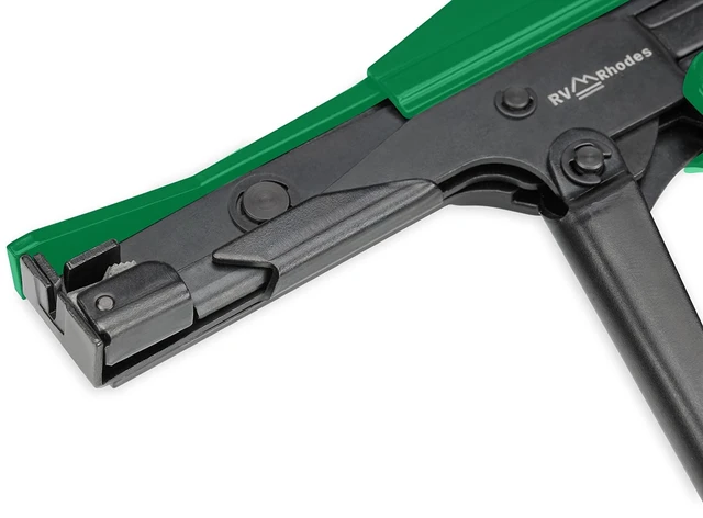 Alt view image 6 of 7 - 42711 Zip Tie Gun/Cable Tie Install Tool, Adjustable Tension with Built-In Cutter, for Nylon Ties up to 1/4- Green