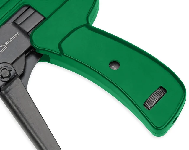 Alt view image 5 of 7 - 42711 Zip Tie Gun/Cable Tie Install Tool, Adjustable Tension with Built-In Cutter, for Nylon Ties up to 1/4- Green