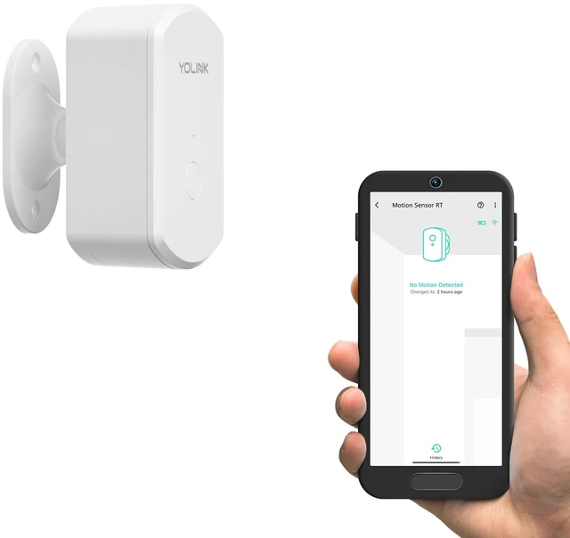 Main image of Indoor Radar Motion Sensor RT, YS7806 Motion/No-Motion Alerts, Adjustable Sensitivity, Up to 2-Year Battery, LoRa Protocol Up to 2034 Feet, Hub Required