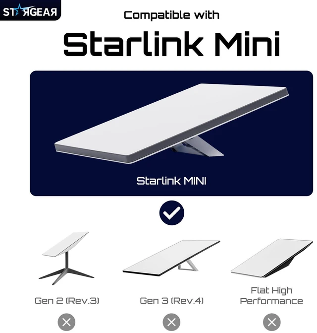 Alt view image 6 of 7 - for Starlink Mini Case, Mini Protective Cover Liquid Silicone Case Starlink Mini Satellite Dish Accessories, Portable Protective Cover Shell for Starlink with Black Sticker (Grey)