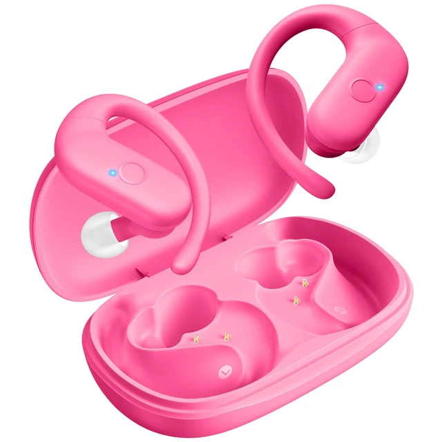 Main image of Sport Wireless Earbuds,60Hrs BT5.4 ENC IPX7 Waterproof Earhooks Deep Bass 14.2mm drivers deliver rich stereo sound. Soft silicone ensures a secure, painless fit for long workouts