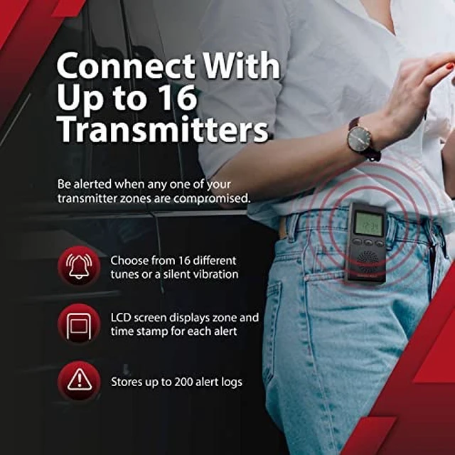 Alt view image 4 of 6 - PR-4000 Portable Receiver for 4000 Series Driveway Alarm