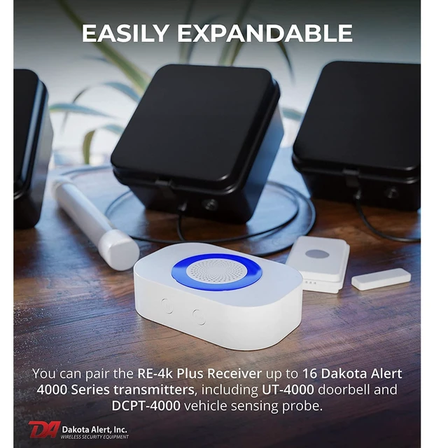 Alt view image 2 of 3 - RE-4K Plus 1-Mile Wireless Receiver for 4000 Series Sensors Compatible with All 4000 Series Sensors: SBB-4000, DCHT-4000, DCMT-4000, DCPT-4000, UT-4000 Transmitters