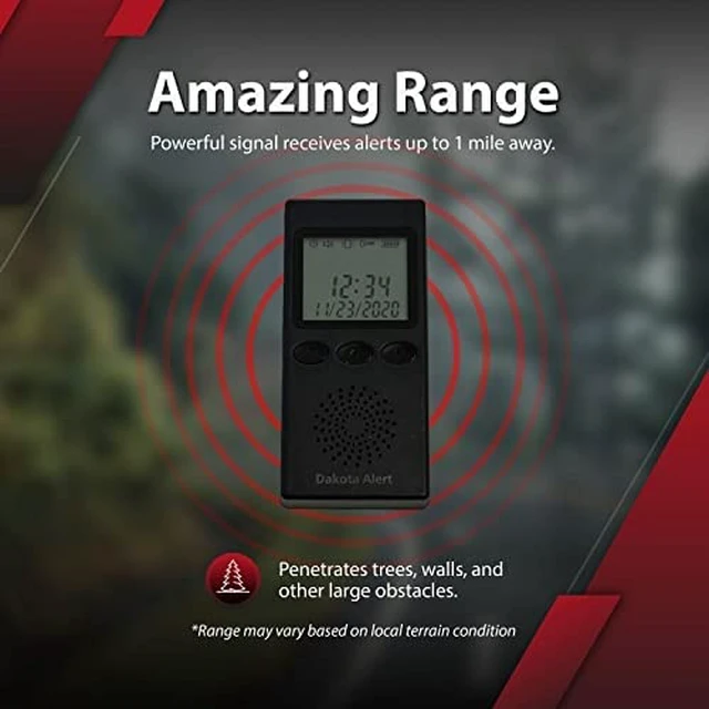 Alt view image 2 of 6 - PR-4000 Portable Receiver for 4000 Series Driveway Alarm