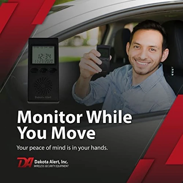 Alt view image 6 of 6 - PR-4000 Portable Receiver for 4000 Series Driveway Alarm