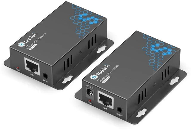 Main image of 4K HDMI Extender Over Ethernet, 230FT, PoC, IR, Loop Out -HT275 4K 30Hz to 131FT or 1080P 60Hz to 230FT over Cat6/Cat7 with EDID, transmitter and receiver for home and professional AV