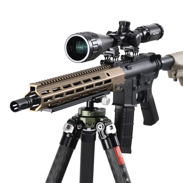 Alt view image 6 of 7 - Arca Dovetail Rail for M-LOK System Quick-Release Tripod Mount Adapter Compatible with Arca-Swiss/RRS Standards Lightweight Aluminum Hunting Accessory 6-Slot Interface
