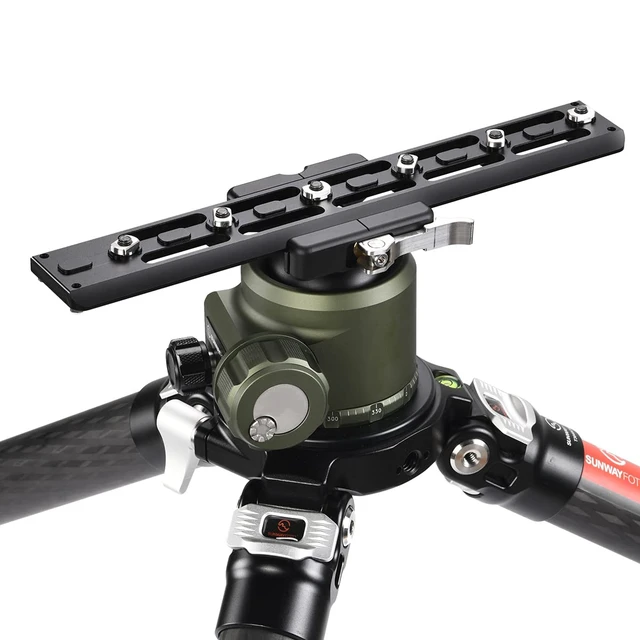 Alt view image 5 of 7 - Arca Dovetail Rail for M-LOK System Quick-Release Tripod Mount Adapter Compatible with Arca-Swiss/RRS Standards Lightweight Aluminum Hunting Accessory 6-Slot Interface