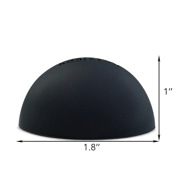 Alt view image 3 of 7 - Subble 1.8 '' (8 Pack) Isolation Feet Suitable for 6'' - 8'' inch Speakers, The Hemisphere Bumper with Adhesive Will Prevent Vibrations and Improve The of Your Monitors Subble