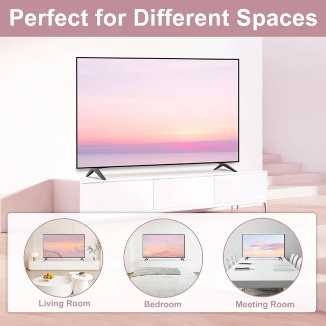 Alt view image 7 of 7 - Metal Stand for LG TV Legs Replacement, Only for LG 70" 75" TV Models We List, for 70UJ6570 70UJ657A 70UJ6520 70UK6570 70UM7370 70UN6950 70UN7070 75UJ6500 75UJ6470 75UJ6520 75UN7370PUC with Screws