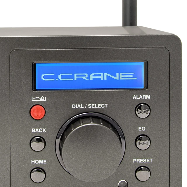 Alt view image 4 of 7 - C. Crane CC WiFi 3 Internet Radio with Skytune, Bluetooth Receiver, Clock and Alarm with Remote Control, Access to Thousands of Radio Stations Worldwide