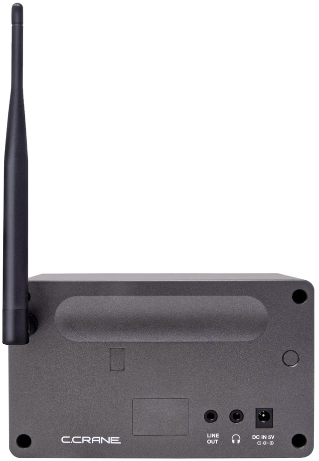 Alt view image 7 of 7 - C. Crane CC WiFi 3 Internet Radio with Skytune, Bluetooth Receiver, Clock and Alarm with Remote Control, Access to Thousands of Radio Stations Worldwide
