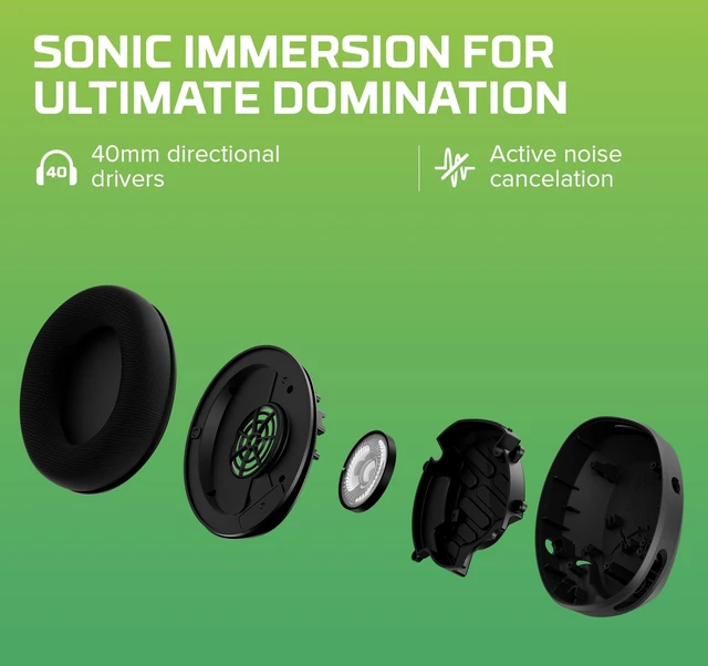 Alt view image 3 of 7 - CloudX Stinger 2 Core - Gaming Headset for Xbox, Lightweight Over-Ear headsets with mic, Swivel-to-Mute Function, 40mm Drivers - White