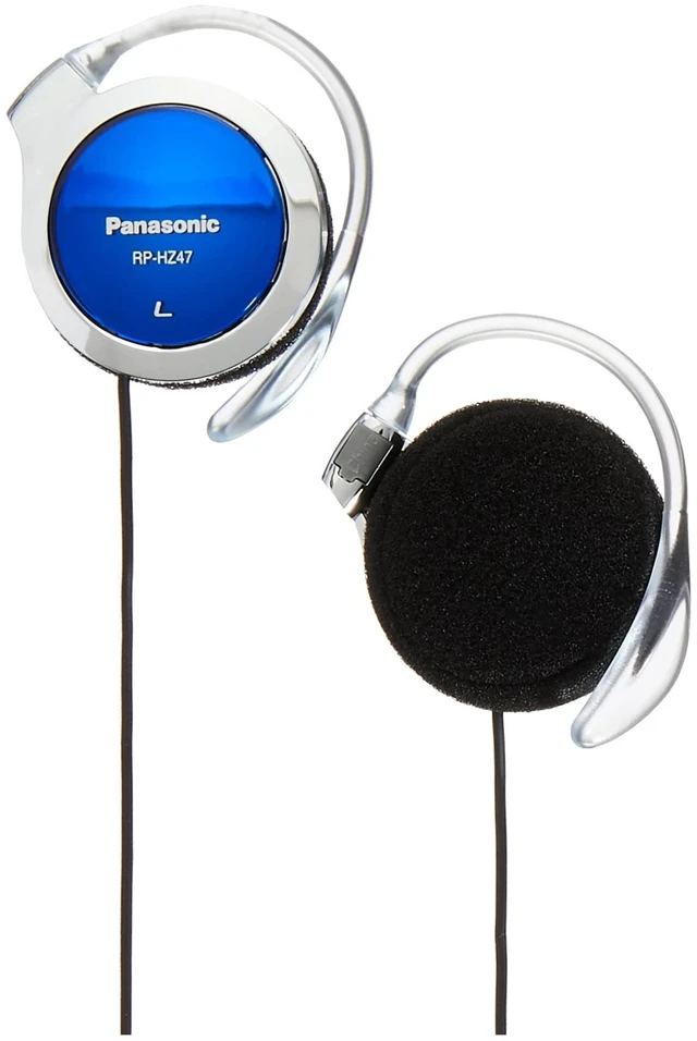 Main image of Clip Headphones Blue RP-HZ47-A (Japan Import)