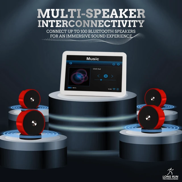 Alt view image 2 of 7 - Bluetooth Speaker Pair - TF SD Card 3.5 mm Audio Cable - Dual Pairing Bluetooth Speakers - Bluetooth Multiple Wireless Speakers - Mothers Day Gift For Mothers - Bluetooth Speaker Multiple Pairing Red